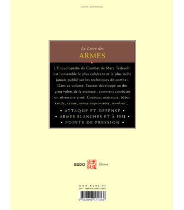 ENCYCLOPÉDIE DE COMBAT Le livre des armes